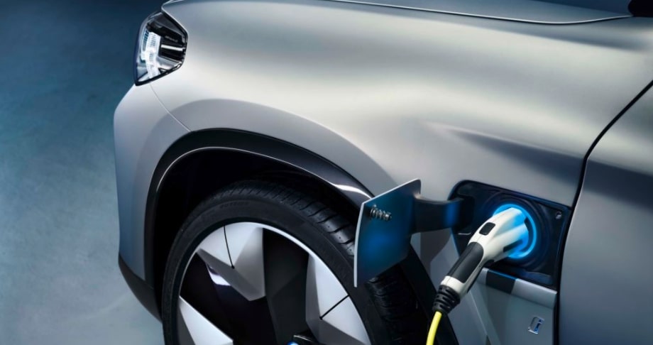 BMW iX3 EV charging