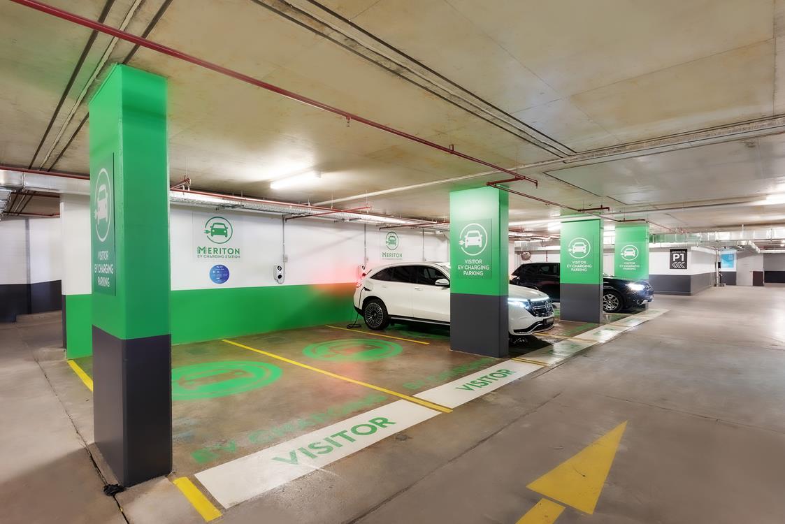 Electric car charger apartment